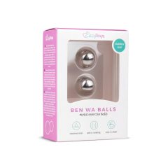   Easytoys Ben Wa - ocelové venušiné kuličky - stříbrné (19 mm)