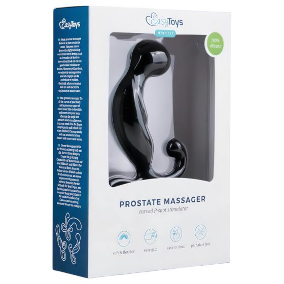 EasyToys Masážní přístroj na prostatu - vibrátor na prostatu (černý)