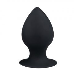   EasyToys Round Butt Plug XL - anální dildo (černé) - extra velké