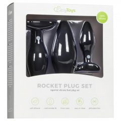 Easytoys Rocket - sada análních dild - černá (3 dílná)