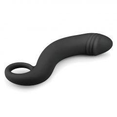 EasyToys Curved Dong - silikonové anální dildo (černé)