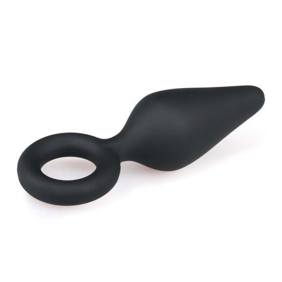 Easytoys Pointy Plug S - anální dildo (černé) - malé