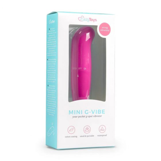 EasyToys Mini G-Vibe G-bodový vibrátor (růžový)