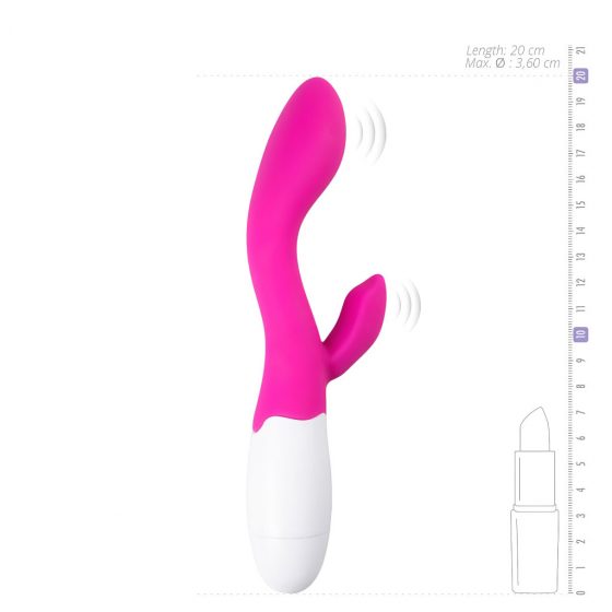 Easytoys Lily - vibrátor s bodcem (růžový)