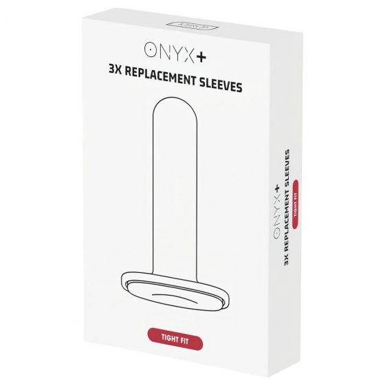 Kiiroo Onyx Tight Fit- masturbační manžety - 3ks (bílé)