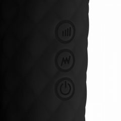   EasyToys Mini Wand - dobíjecí vibrační masážní přístroj (černý)