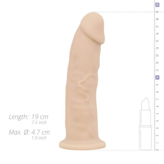 Real Fantasy Parker - připínací, realistické dildo (19,2 cm) - přírodní