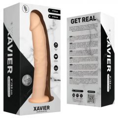   Real Fantasy Xavier - připínací, realistické dildo (23 cm) - přírodní