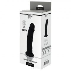   Dreamtoys Real Love - realistické dvouvrstvé dildo reagující na teplo (černé)