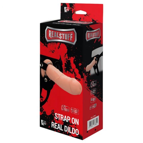 RealStuff Strap-On - realistické připínací dildo (přírodní)