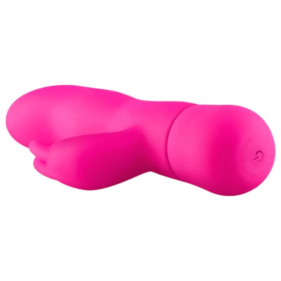 Easytoys Mad Rabbit - králičí vibrátor s lechtivou pákou (růžový)