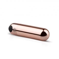   Rosy Gold Bullet - dobíjecí mini vibrátor s kuličkou (růžově zlatý)