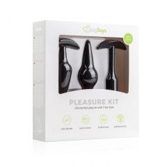   Easytoys Pleasure kit - rozmanitá sada análních kolíků (černá)