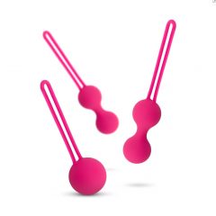   Easytoys LoveBalls - sada venušiných kuličiek - 3 kusy (růžové)