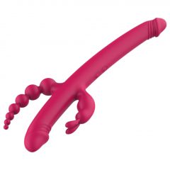   Dreamtoys Anywhere Pleasure Vibe - dobíjecí vibrátor se 4 hroty (růžový)