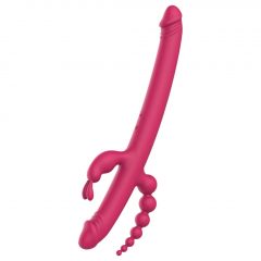   Dreamtoys Anywhere Pleasure Vibe - dobíjecí vibrátor se 4 hroty (růžový)