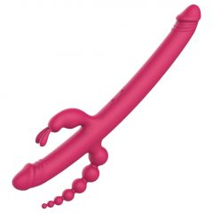   Dreamtoys Anywhere Pleasure Vibe - dobíjecí vibrátor se 4 hroty (růžový)