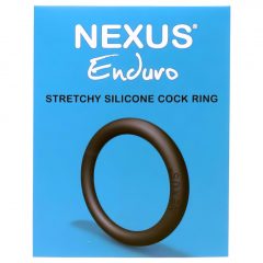 Nexus Enduro - silikonový kroužek na penis (černý)