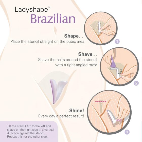 LadyShape - pro dokonalý střih na intimních místech (brazil)