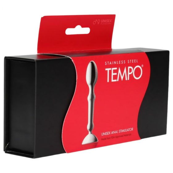 Aneros Tempo - ocelové anální dildo (stříbrné)