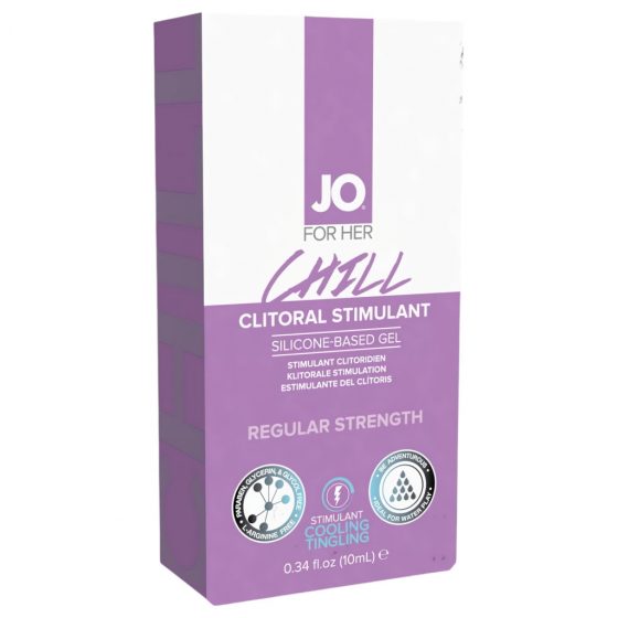 System JO Clotoral Stimulant Cooling Chill - stimulační gel pro ženy (10ml)