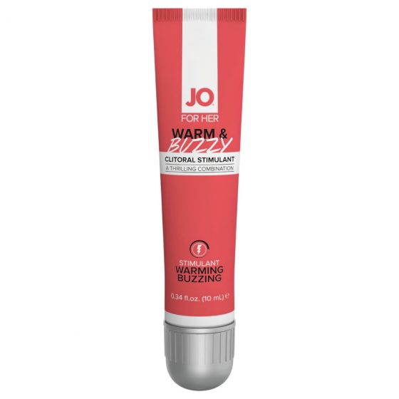 JO WARM & BUZZY - stimulační gel pro ženy na klitoris (10ml)