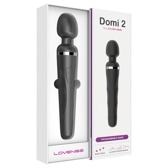 LOVENSE Domi 2 - inteligentní, nabíjecí masážní vibrátor (černý)