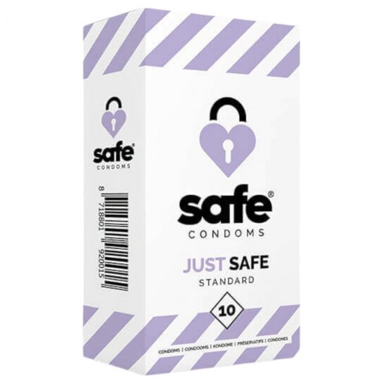 SAFE Just Safe - standardní kondomy vanilkové (10ks