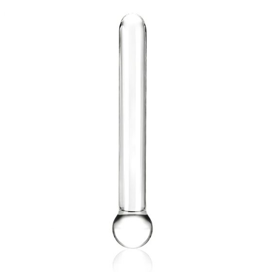 Glas Straight - klasické skleněné dildo (průhledné)