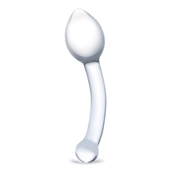 Gläs Glas Pure Indulgence Glass Anal Slider- skleněné dvojité anální dildo (průhledné)