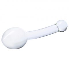   Gläs Glas Pure Indulgence Glass Anal Slider- skleněné dvojité anální dildo (průhledné)