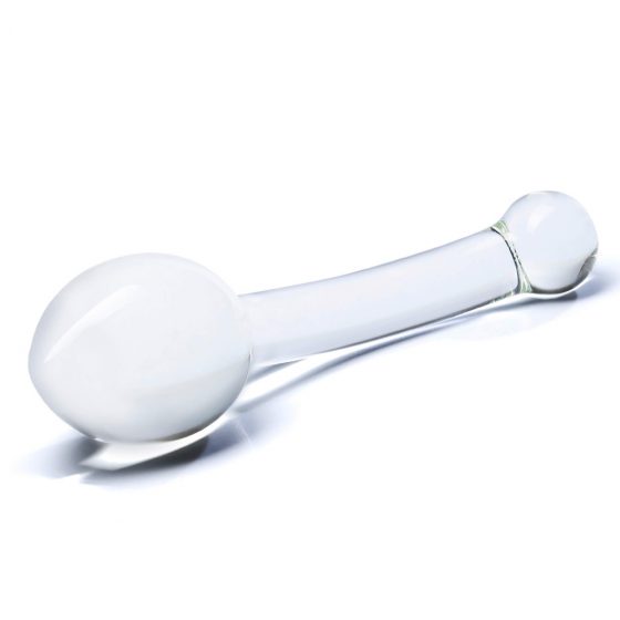 Gläs Glas Pure Indulgence Glass Anal Slider- skleněné dvojité anální dildo (průhledné)