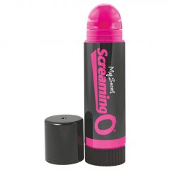   My Secret Screaming O Vibrating Lip Balm - vibrátor ve tvaru rtěnky (pink-černý)