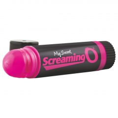   My Secret Screaming O Vibrating Lip Balm - vibrátor ve tvaru rtěnky (pink-černý)