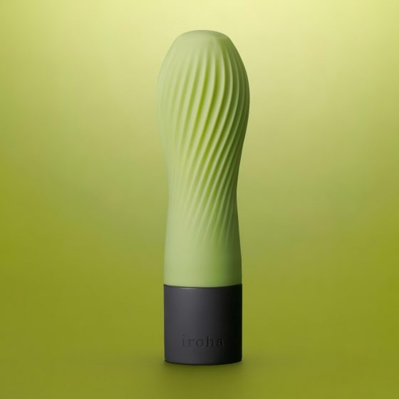 TENGA Iroha Zen - Matcha super měkký silikonový vibrátor (zelený)