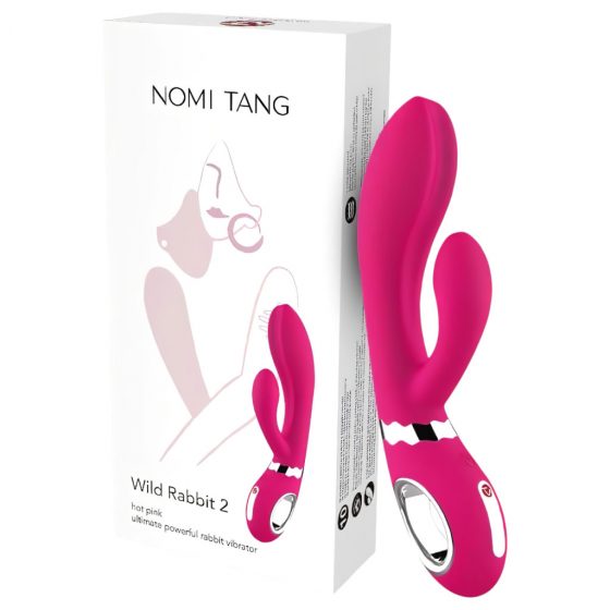 Nomi Tang Wild Rabbit 2 - dobíjecí vibrátor pro bod G s hůlkou (růžový)