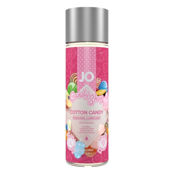 JO Candy Shop Cotton Candy - lubrikant na bázi vody (60ml) - cukrová vata