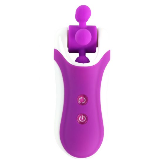 FEELZTOYS Clitella - nabíjecí rotační orální vibrátor (fialový)