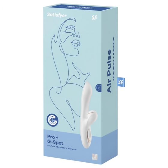 Satisfyer Pro+ G-spot - clitoral stimulator and G-spot vibrator (white)