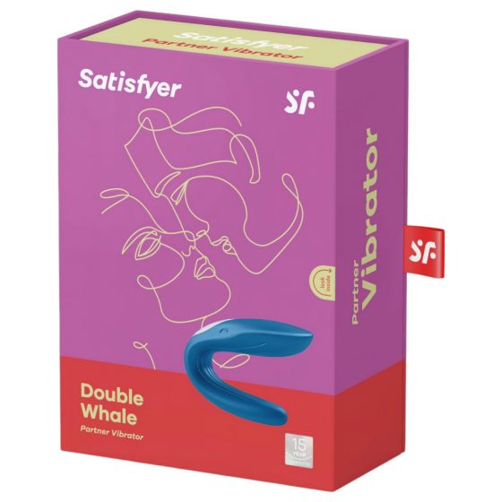 Satisfyer Double Whale Couples - modrý