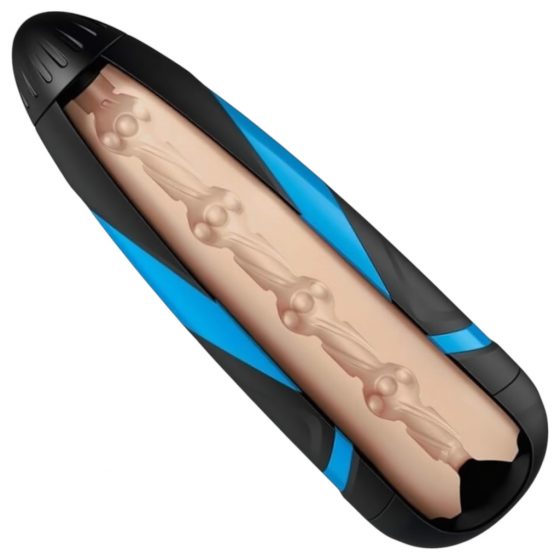 Satisfyer Men One masturbátor a Lusty Tongues vložka (modro-černá)