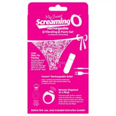   MySecret Screaming Panty - nabíjecí vibrační tanga (růžové) S-L