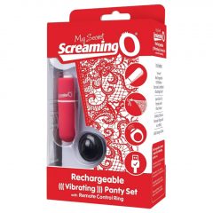   MySecret Screaming Panty - nabíjecí vibrační tanga - červené (S-L)