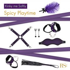   RS Soiree Kinky Me Softly - BDSM bondážní sada - fialová (7 kusů)