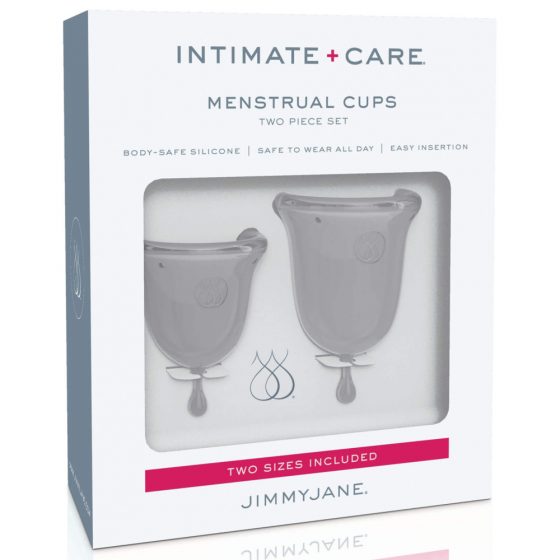 Jimmyjane - Menstruační kalíšky pro intimní hygienu (čiré)