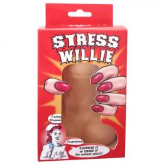   Stress Willie - antistresový míček - penis (tělová barva)