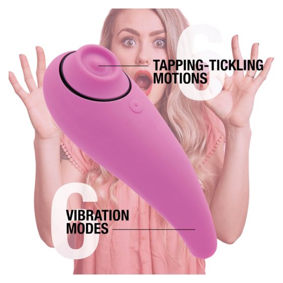 FEELZTOYS Femmegasm - dobíjecí, vodotěsný vaginální a klitorální vibrátor (růžový)