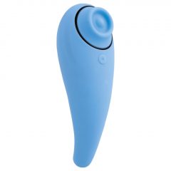   FEELZTOYS Femmegasm - dobíjecí, vodotěsný vaginální a klitorální vibrátor (modrý)