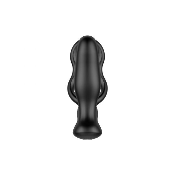 Nexus Revo - vibrátor na prostatu s otočným kroužkem na dálkové ovládání (černý)
