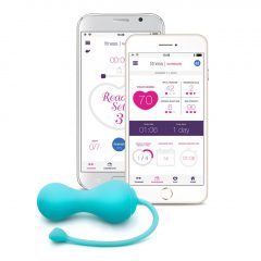   LOVELIFE BY OHMIBOD - KRUSH - nabíjecí, inteligentní vibrační venušiné kuličky (růžové) (tyrkysové)